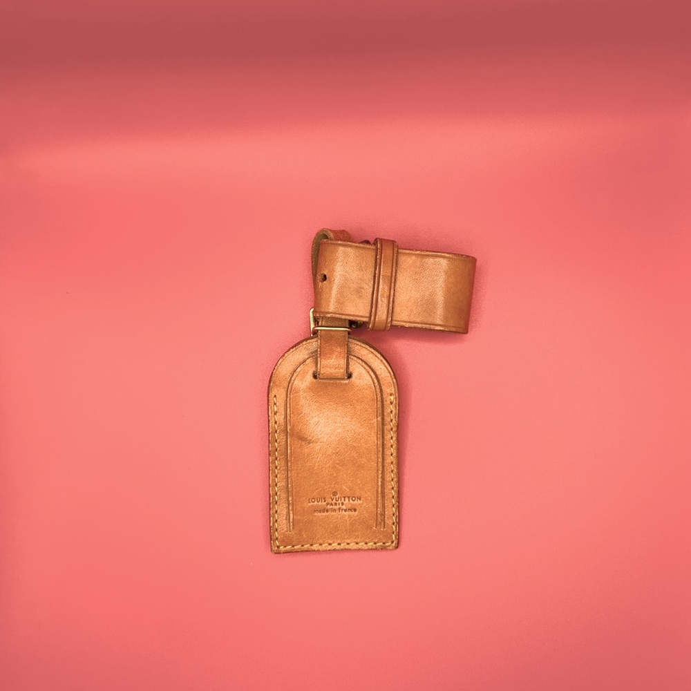 Authentic Louis Vuitton Luggage Tag 2pc Set